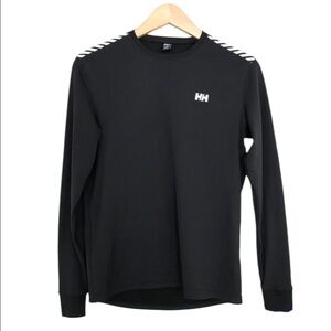 Helly Hansen Base Layer | Long Sleeve Black Top | Winter Wear - Size Small